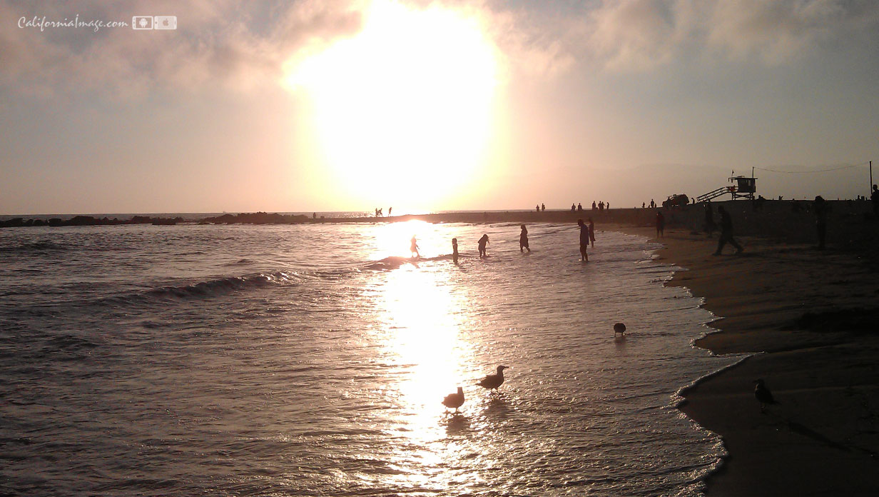 Beach At Sunset