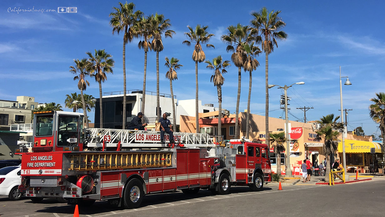 LAFD Ladder Truck