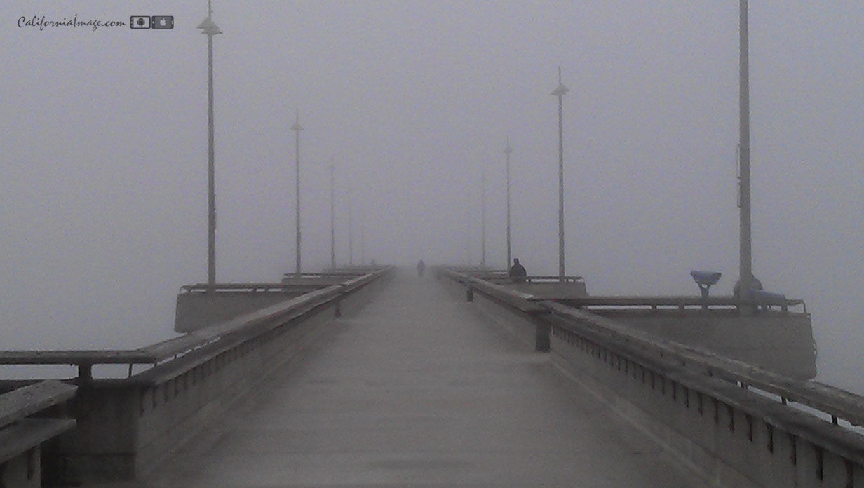 Pier In Thick Fog