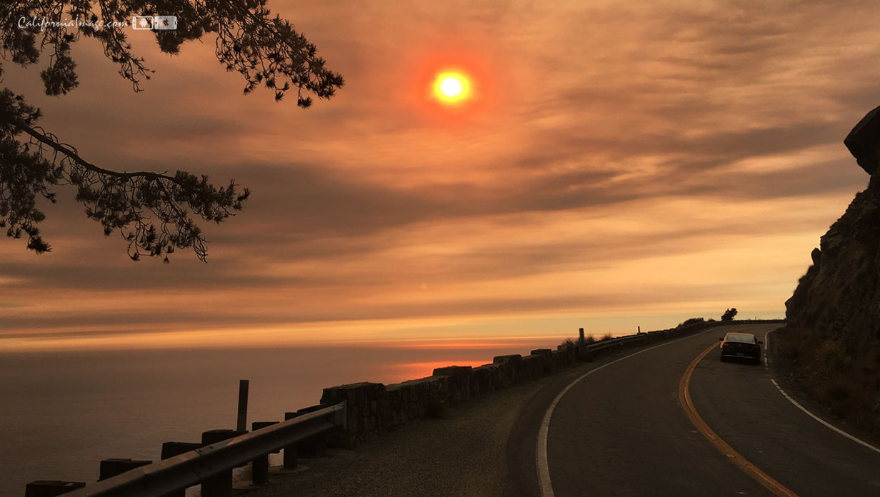 Big Sur Fire Sunset