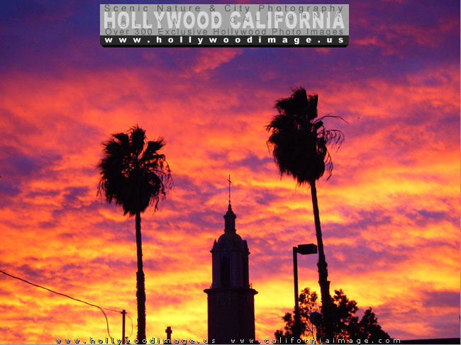 Hollywood-church-sunset-2