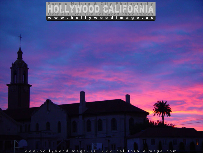Hollywood-church-sunset-5