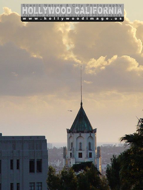 Hollywood-town-sunset