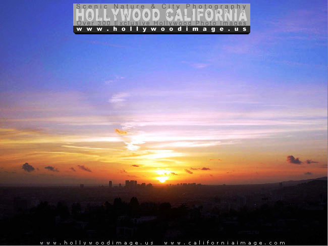 Westside-sunset-from-Hollywood-Hills
