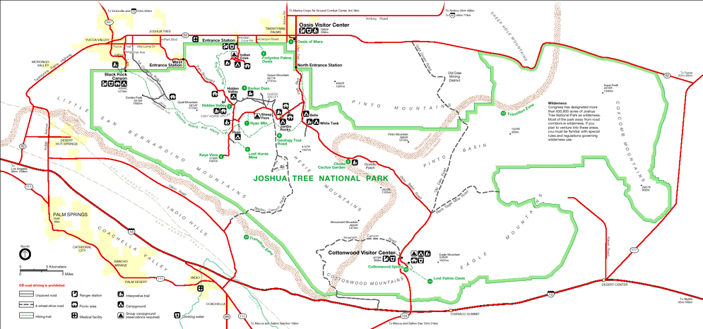 Joshua Tree Map