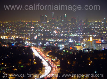 Downtown LA Night by californiaimage.com